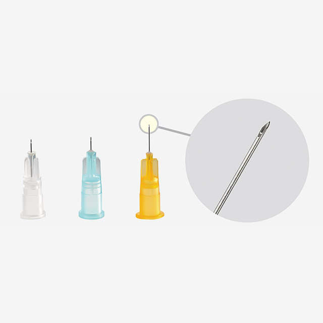 Disposable blunt end injection needle